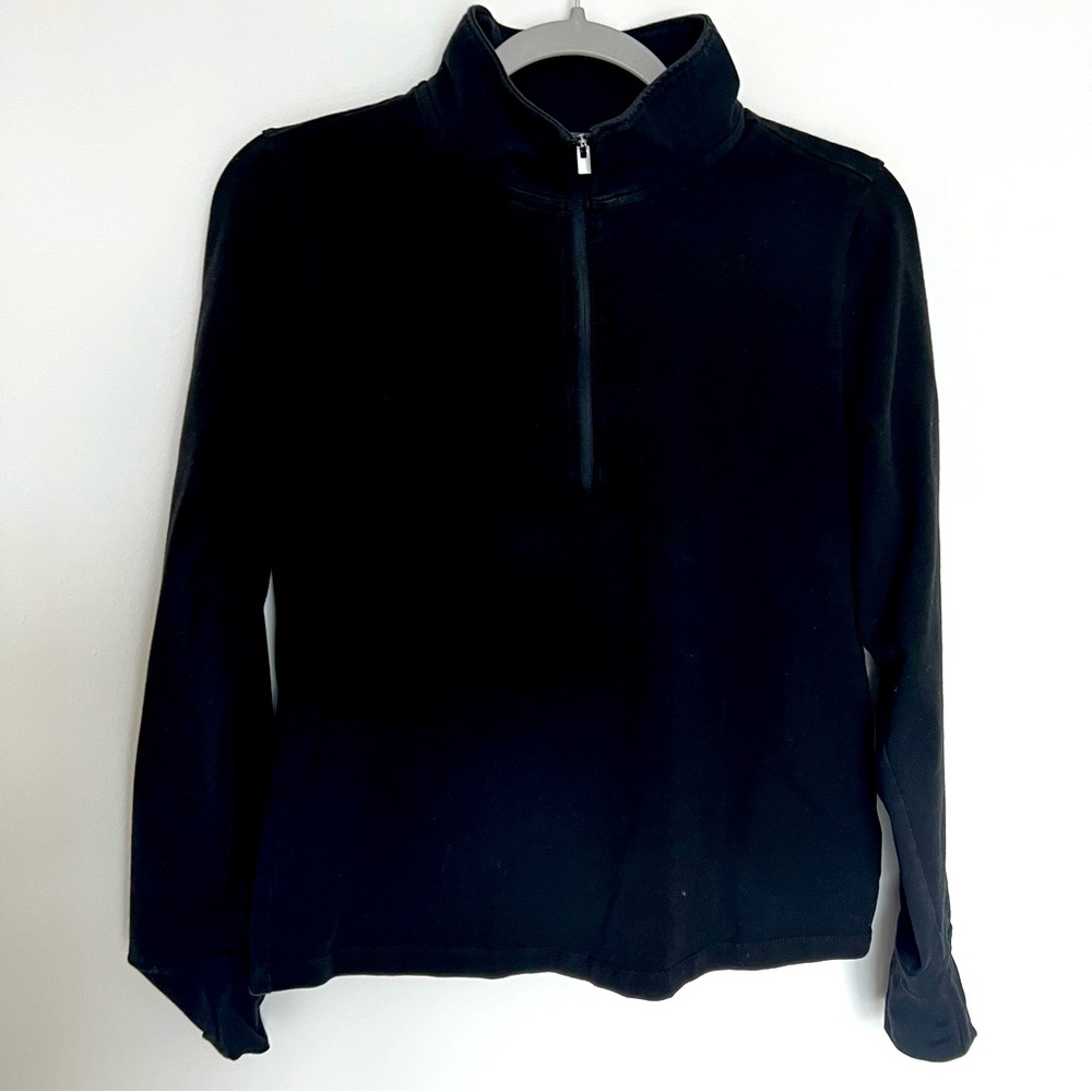 Stretch The Rules Women's long sleeve Shirt 1/4 zip closure Size S